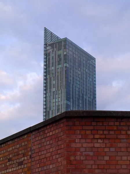 Manchester Beetham Skyscraper Tower Éditorial — Photo