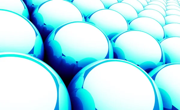 Magic Matrix Balls Background Blue — Stock Photo, Image