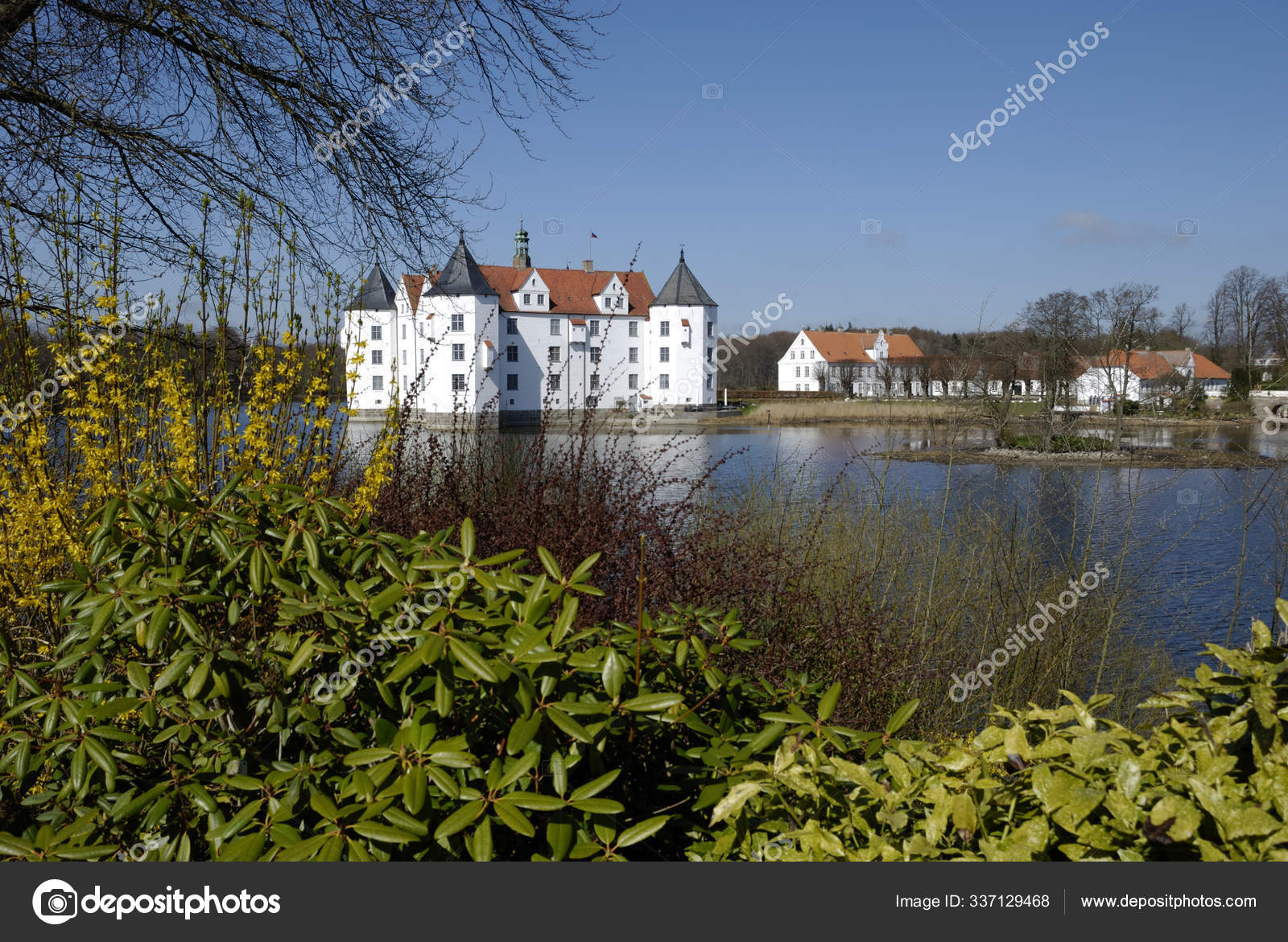 Glucksburg Schleswig Holstein Deutschland — Stockfoto ...