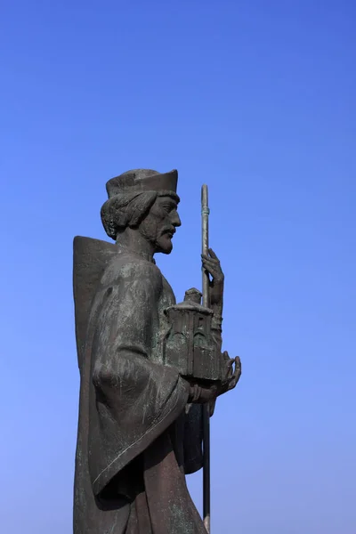 Monumento Leudwinus Bispo Fundador Mosteiro — Fotografia de Stock