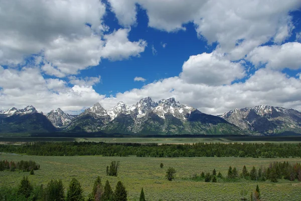 Grand Teton Mountain Range Wyoming — Stock Photo, Image