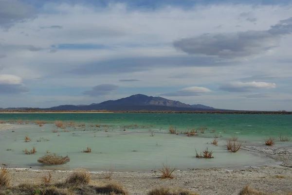 Green Waters Crystal Reservoir Mountains California Nevada Border — 스톡 사진