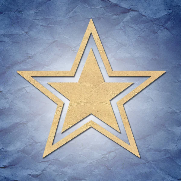 Звезда Бумаги Заднем Плане — стоковое фото