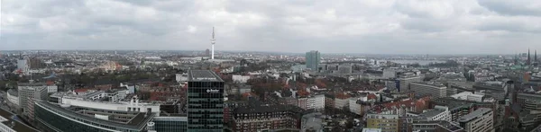 Vue Panoramique Sur Majestueuse Ville Urbaine — Photo