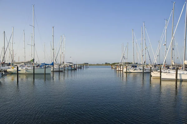 Marina Heiligenhafen Mar Báltico Schleswig Holstein Alemania Europe — Foto de Stock