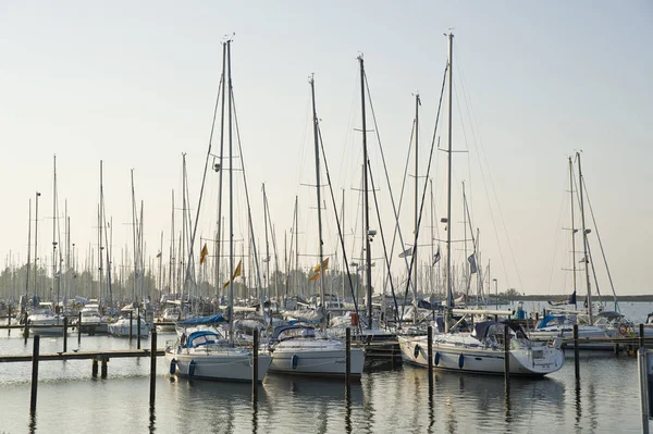 Marina Heiligenhafen Baltic Sea Schleswig Holstein Deutschland Europa — Stockfoto