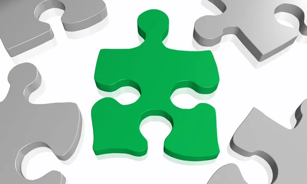 Puzzle Pieces Jigsaw Puzzle — Stock Photo, Image