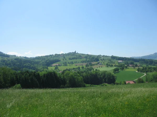 Paisagem Típica Mostviertel — Fotografia de Stock