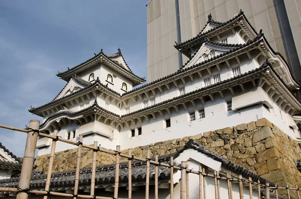Himeji Castelo Japão Durante Trabalhos Reconstrução Novembro 2011 — Fotografia de Stock