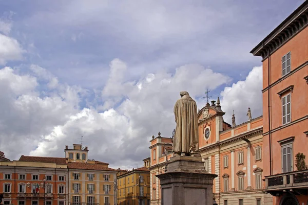 Piazza Cavalli Piacenza — Foto Stock