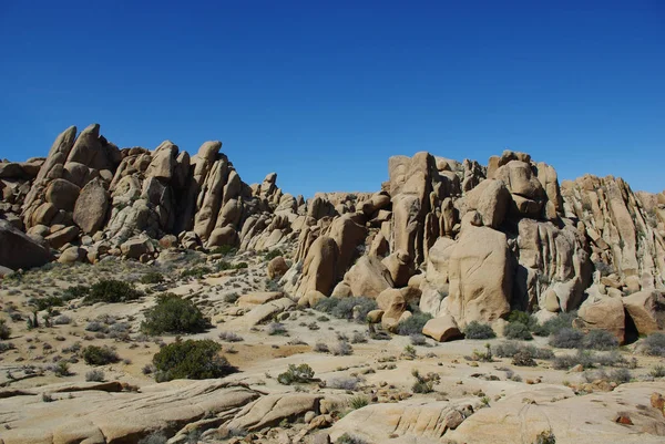 Kőzetképződmények Joshua Tree National Park Kalifornia — Stock Fotó