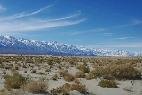 Öken Och Mäktig Sierra Nevada Kalifornien — Stockfoto