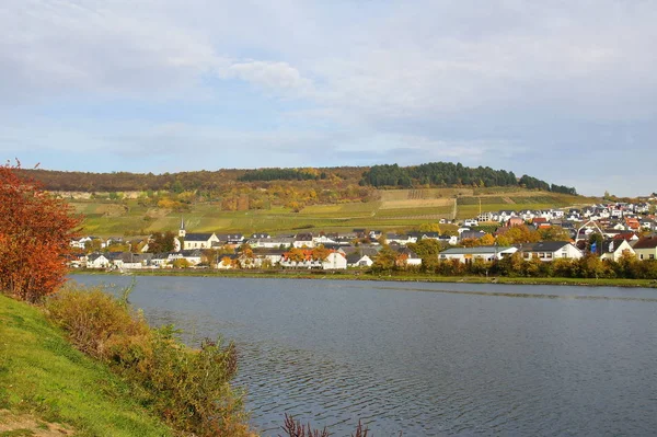 Jesień Nittel Górnym Moselle — Zdjęcie stockowe