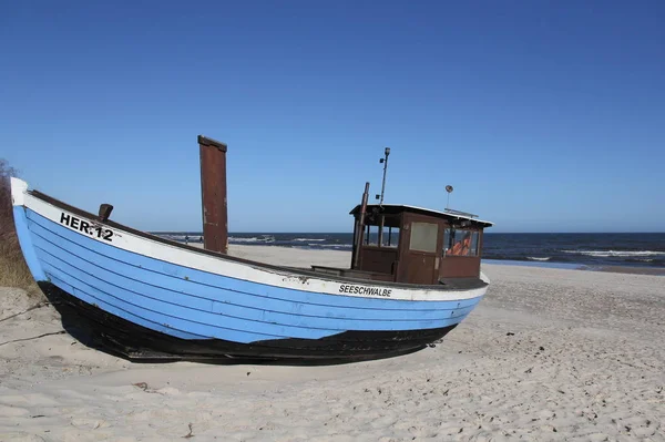 Blick Auf Das Fischerboot Ufer — Stockfoto