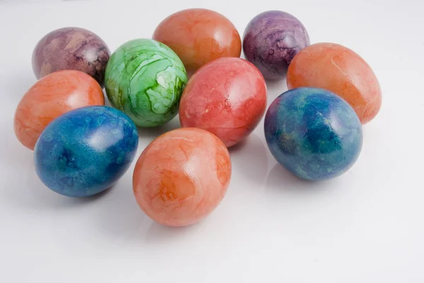 Huevos Pascua Coloridos — Foto de Stock