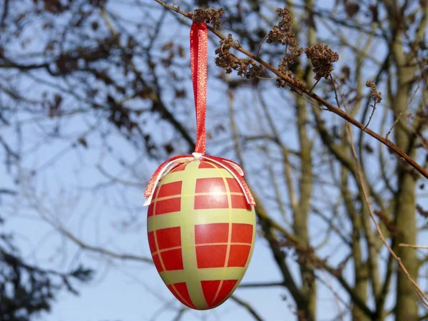 Urlaub Farbenfrohe Konzept Der Glücklichen Osterdekoration — Stockfoto