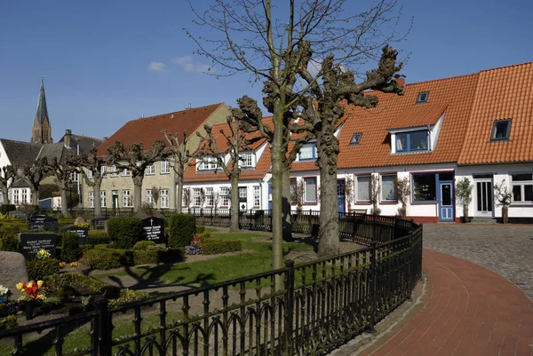 Cimetière Village Holm Schleswig Schleswig Holstein Allemagne — Photo