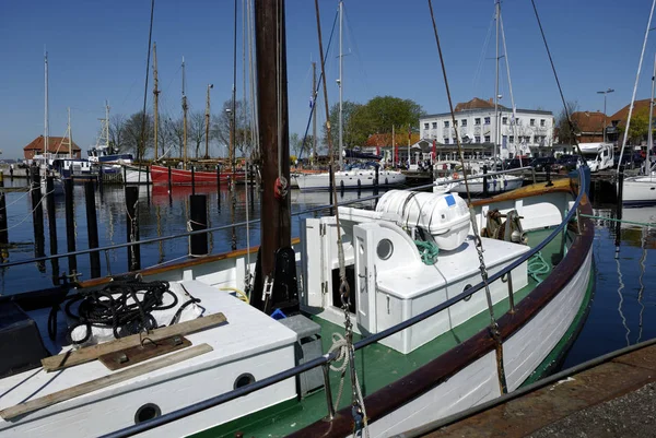 Navire Dans Port Laboe Schleswig Holstein Allemagne — Photo