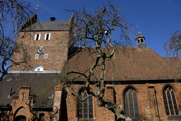 Evangelische Kirche Heiligenhafen Schleswig Holstein — Stockfoto