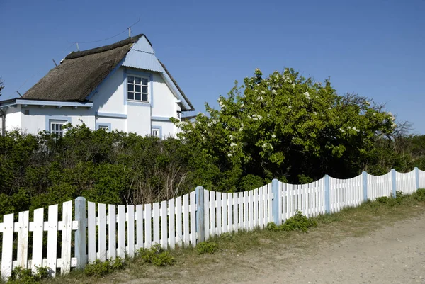Thatched Cottage Graswarder Heiligenhafen Schleswig Holstein Germany — Stock Photo, Image