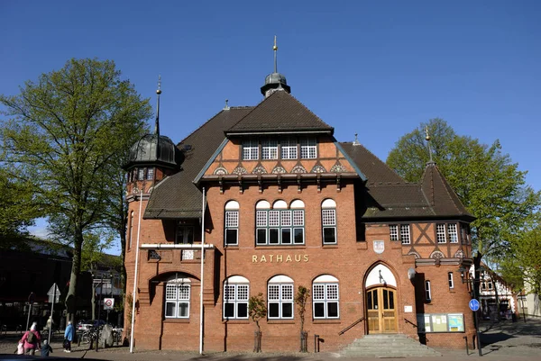 Δημαρχείο Του Μπούργκ Φέμαρν Σλέσβιχ Χόλσταϊν Γερμανία — Φωτογραφία Αρχείου