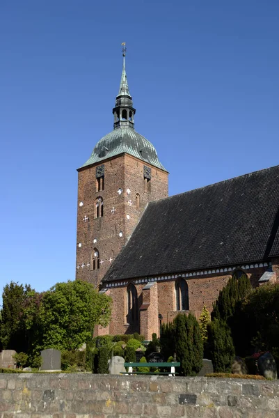 Burgdaki Kilise Fehmarn Schleswig Holstein Almanya — Stok fotoğraf