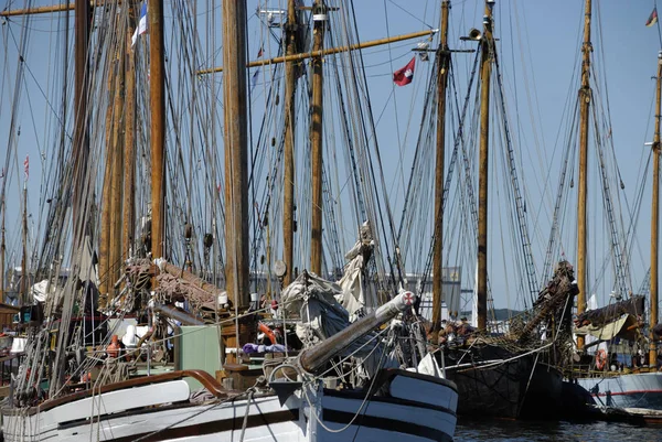 Traditionssegler Flensburg Schleswig Holstein Deutschland — Stockfoto