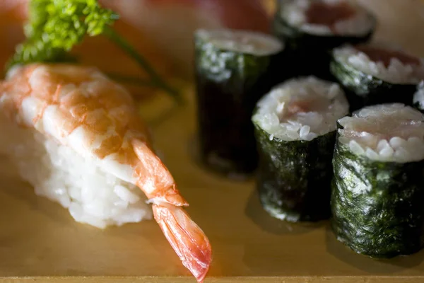 寿司の写真 おいしい日本食 — ストック写真