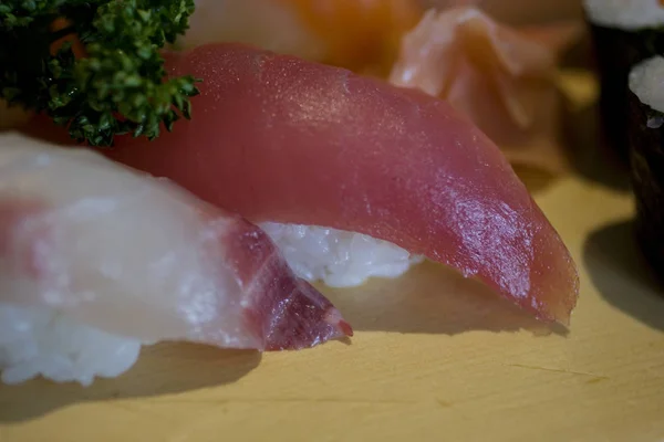 寿司の写真 おいしい日本食 — ストック写真