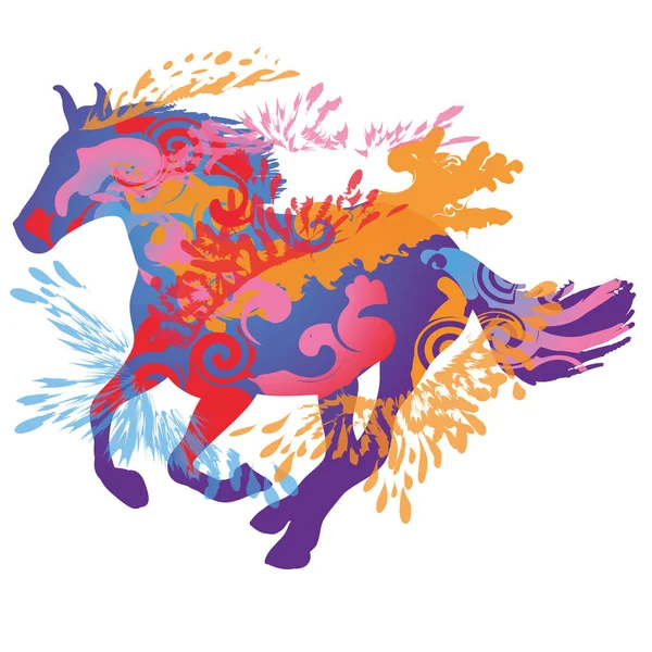 Vector Illustration Horse — Stock Photo, Image