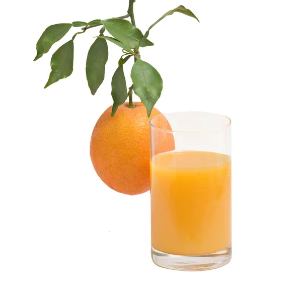 Természetes Narancslé Narancslé — Stock Fotó