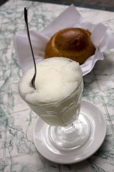 Granita Siciliana Eis Glas — Stockfoto