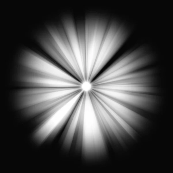 Сяюча Зірка Темряві Промені Світла Великий Резонанс — стокове фото
