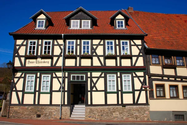 Tarasie Piękny Widok Stolberg Harz — Zdjęcie stockowe