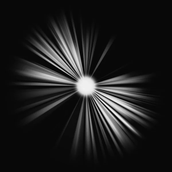 Rayos Luz Estrella Brillante Oscuridad Gran Resolución — Foto de Stock