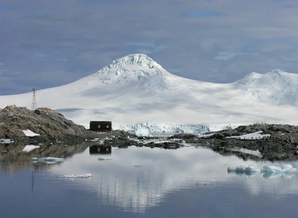 Antarktyda Zimna Pogoda Góra Lodowa — Zdjęcie stockowe