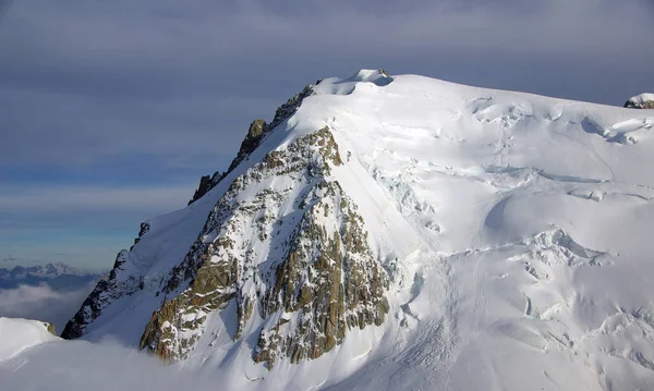 Escalada Área Mont Blanc — Fotografia de Stock