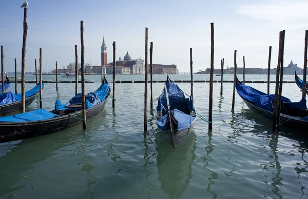 베네치아의 곤돌라에 — 스톡 사진