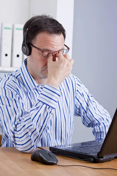 Call Center Burnout — Φωτογραφία Αρχείου