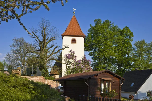 Marinskirche Leinsweiler German Також Південний Винний Маршрут Palatinate Rhineland Palatinate — стокове фото