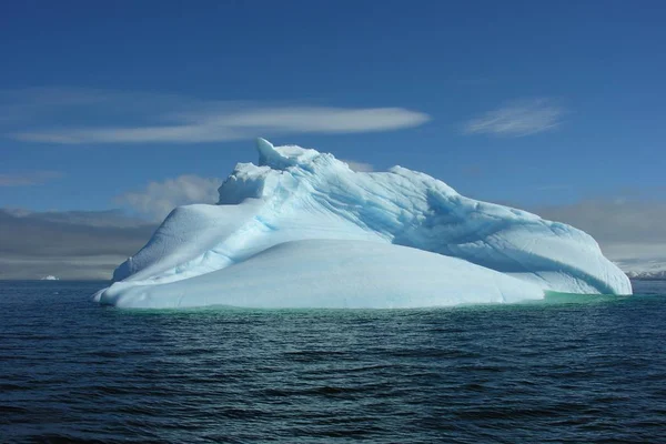 Iceberg Blanc Congelé Glace Froid — Photo