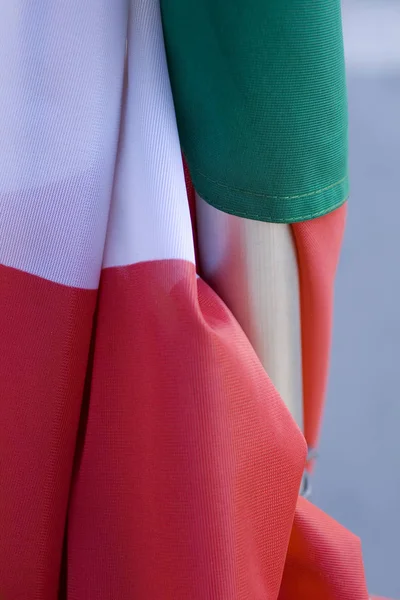 Detalle Bandera Italiana —  Fotos de Stock