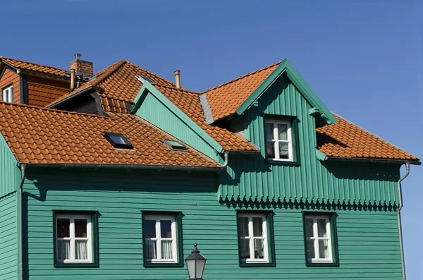 Casa Colorida Harz Wernigerode Alemanha — Fotografia de Stock