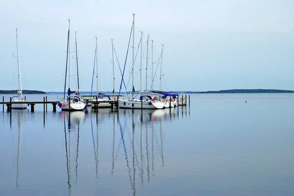 Vue Panoramique Sur Magnifique Port — Photo