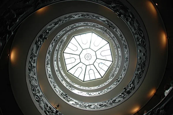 Escadaria Espiral Nos Museus Vaticano Itália — Fotografia de Stock