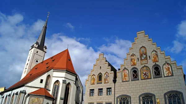 Schilderachtig Uitzicht Kerk Architectuur Details — Stockfoto