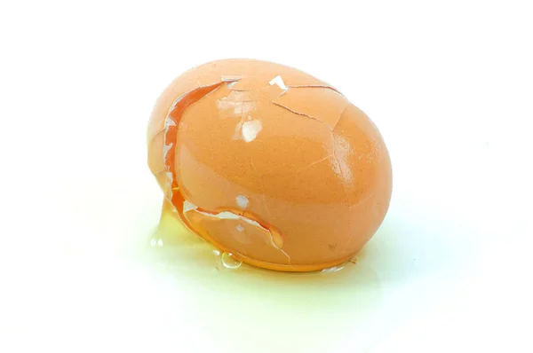 Jajka Izolacja Białym Tle — Zdjęcie stockowe