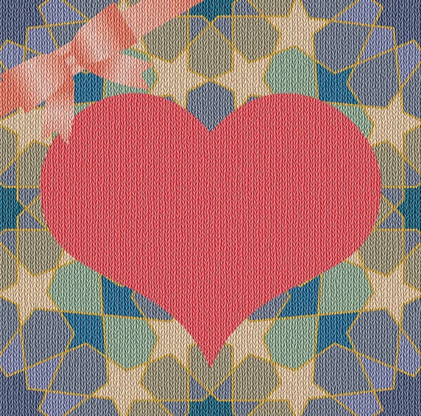 Colorful Background Valentine Day Card — Stock Photo, Image