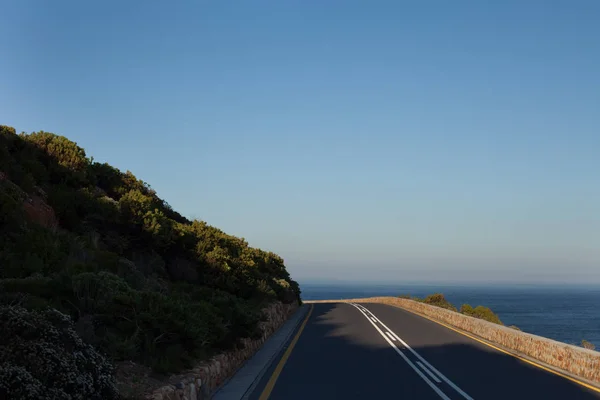 Curving Road Sea Cape Town Ciudad Del Cabo Sudáfrica —  Fotos de Stock