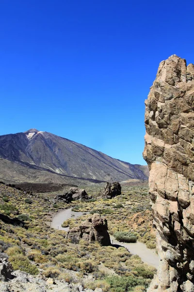 Mount Teide Tenerife Kanári Szigeteken Spanyolország — Stock Fotó